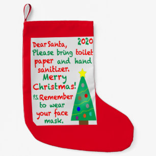 Remembering 2020 small christmas stocking