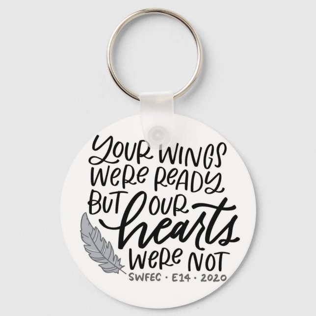 Remembering E14 Keychain (Front)