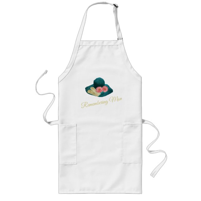 Remembering Mom  Long Apron (Front)