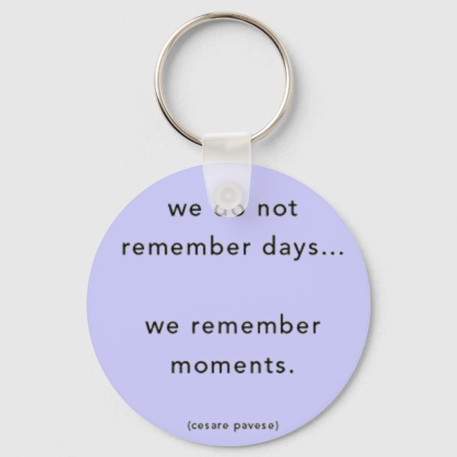 Remembering Moments Keychain (Front)
