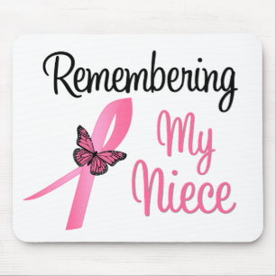 Remembering My Niece - Breast Cancer Awareness Mouse Pad
