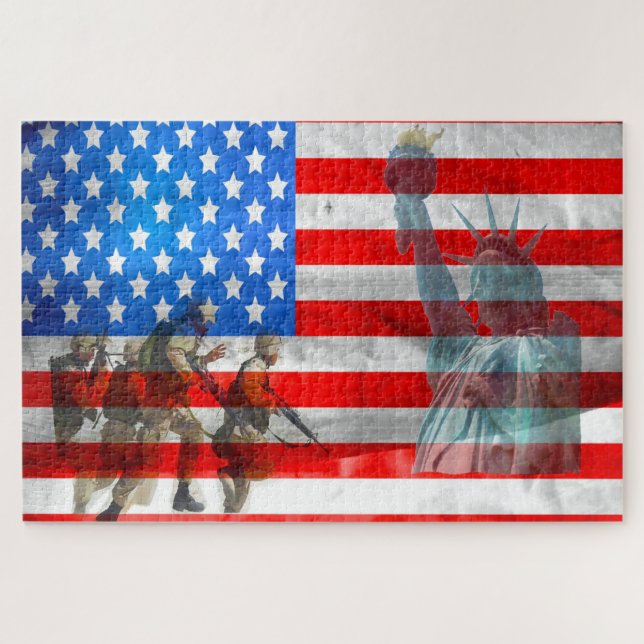 Remembering our Vetrans world war Two Jigsaw Puzzle (Horizontal)