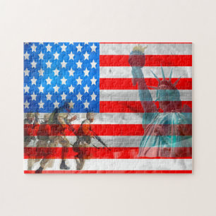 Remembering our Vetrans world war Two Jigsaw Puzzle