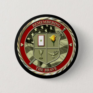Remembering The Brave pin-on button