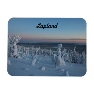 Remembering the forest of Lapland in winter Magnet