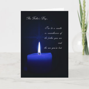Remembering the Loss of a Son on Father's Day Card