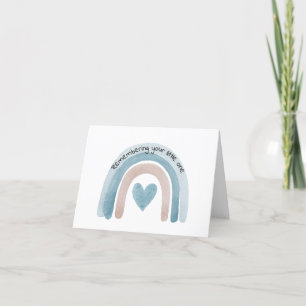 Remembering your little one holiday card