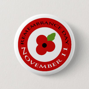 Remembrance Day - Badge 2 Inch Round Button