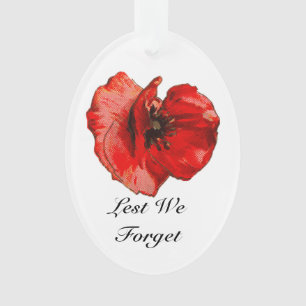 Remembrance day ornament