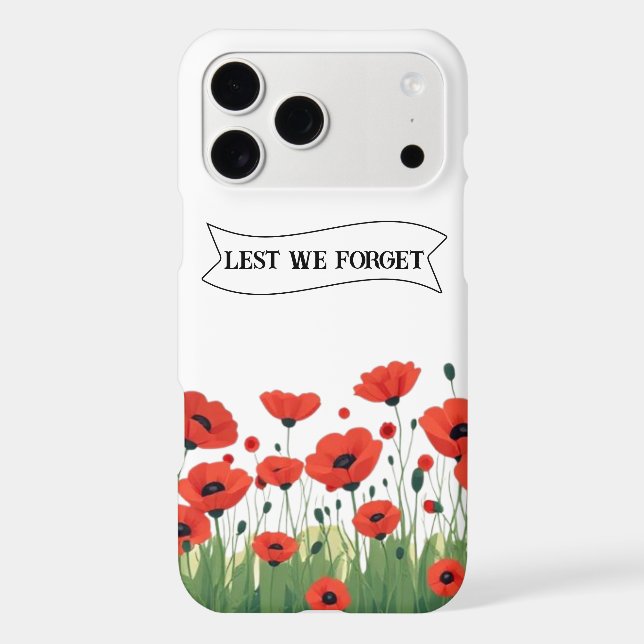 Remembrance Day phone case (Verso)