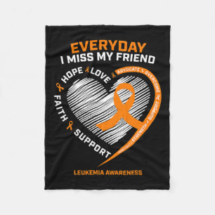 Remembrance Loving Memory Of My Friend Leukaemia A Fleece Blanket