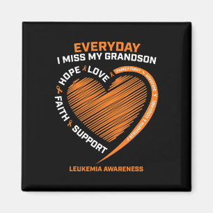 Remembrance Loving Memory Of My Grandson Leukaemia Magnet