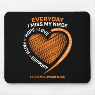 Remembrance Loving Memory Of My Niece Leukaemia Aw Mouse Pad