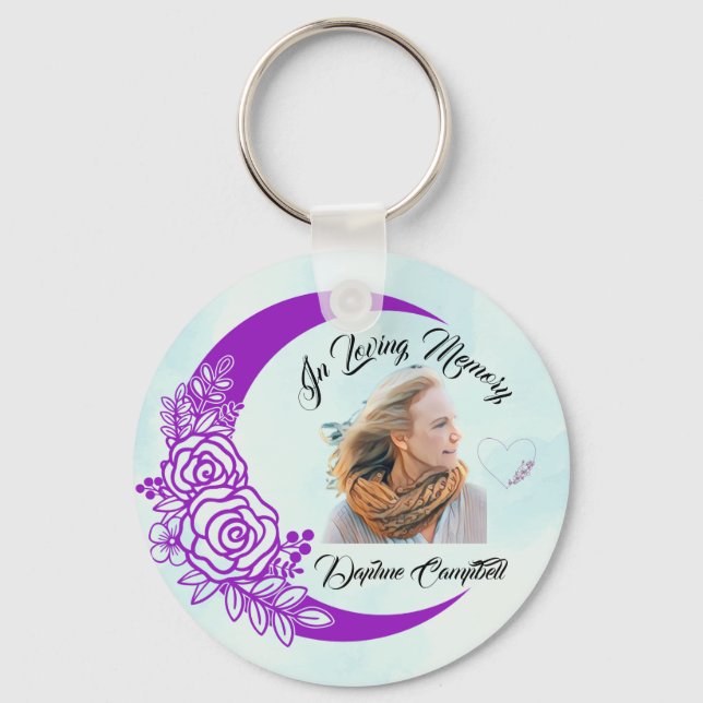 Remembrance Memento Keepsake Keychain (Front)