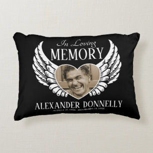 Remembrance Memorial Photo Accent Pillow