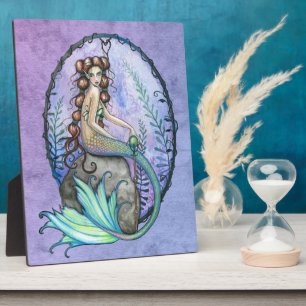 Remembrance Mermaid Photo Plaque Self Standing