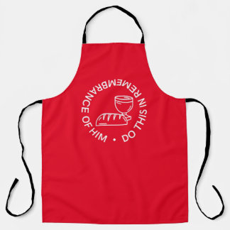 Remembrance of Him Communion Apron