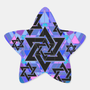 Remembrance of the Holocaust. Star Sticker