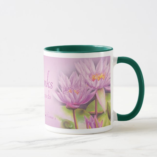 Remercie la tasse de nénuphar (Droite)