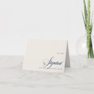 Remerciements À mon beau-père le jour de mon mariage Carte de Me