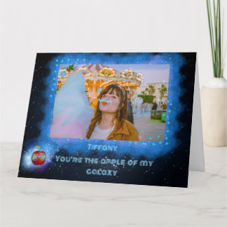 Remerciements Ajouter votre photo dans Thankful Galaxy Carte de