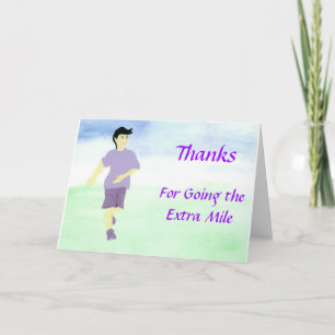 Remerciements Allant le carte pour notes supplémentaire de mille