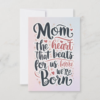 Remerciements "Amour éternel : Carte de voeux pour la fête des m