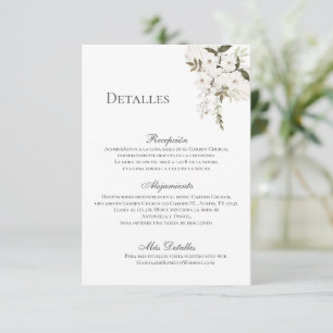 Remerciements Boho Mariage Détails Carte de boîtier