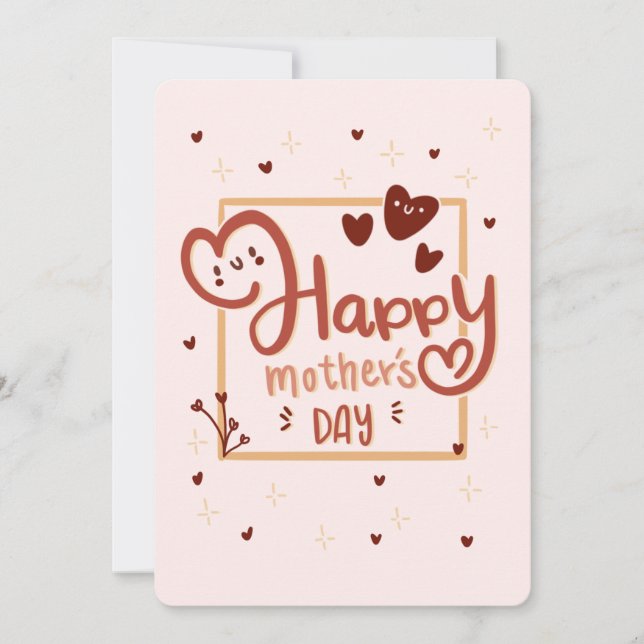 Remerciements Bonne carte de fête des mères (Devant)