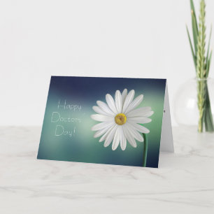 Remerciements Bonne carte de marguerite blanche pour la journée
