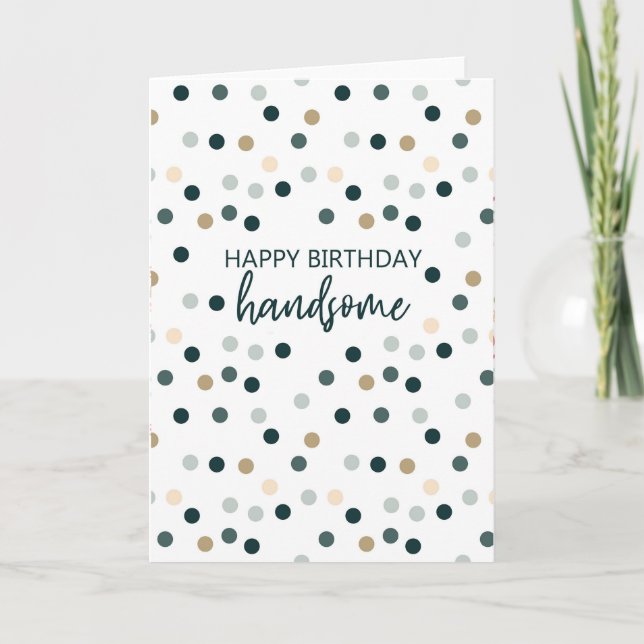 Remerciements Bonne carte de voeux pour anniversaire (Devant)