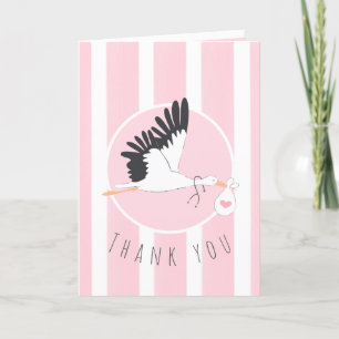Remerciements Carte bébé Stork pour IVF Doctor