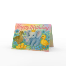 Carte d'anniversaire pour enfant - Fournitures de 