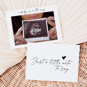 Remerciements Carte d'annonce formelle de naissance de bébé en c