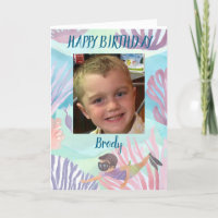 Carte de bon anniversaire personnalisée pour garço