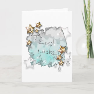 Remerciements Carte de bonne chance - étoiles chanceuses