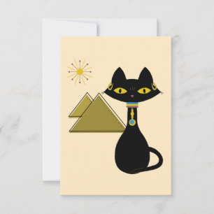 Remerciements Carte de chat égyptienne