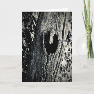 Remerciements Carte de coeur sauvage