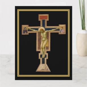 Remerciements Carte de condoléances Giotto's Crucifix circa 1290