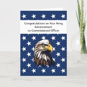 Remerciements Carte de félicitations pour l'officier commandant