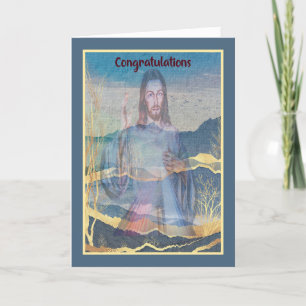 Remerciements Carte de Félicitations pour l'ordination sacerdota
