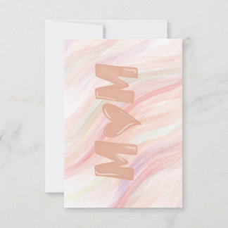 Remerciements Carte de fête des mères