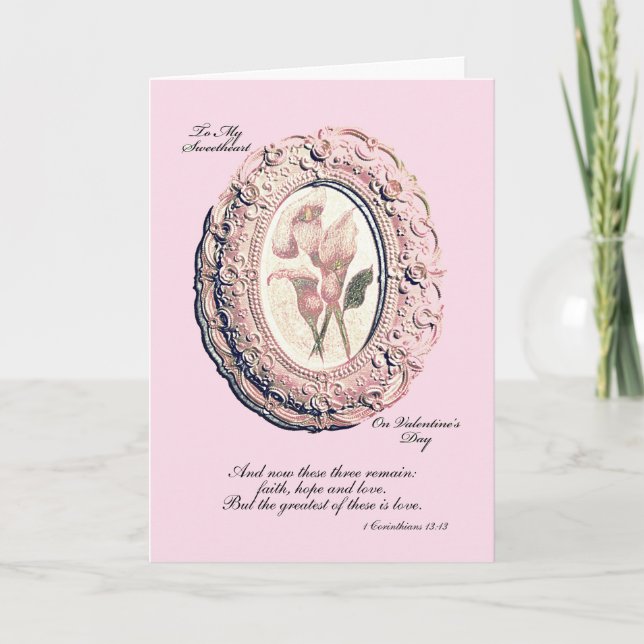 Remerciements Carte de jour de Valentines (Devant)