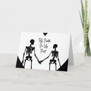 Remerciements Carte de la Saint-Valentin 'Jusqu'à ce que la mort