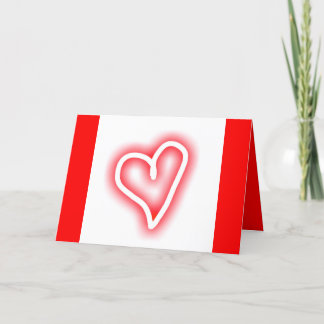 Remerciements Carte de la Saint Valentin moderne