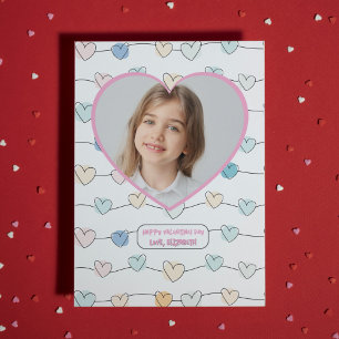 Remerciements Carte de la Saint-Valentin personnalisée avec phot