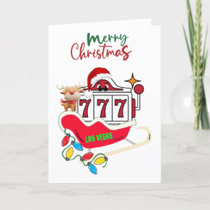 Remerciements Carte de Noël Las Vegas