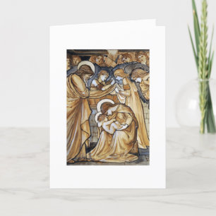 Remerciements Carte de Noël Nativité