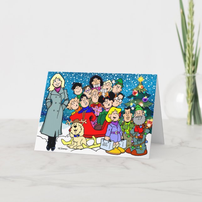 Remerciements Carte de Noël pour tous (Devant)