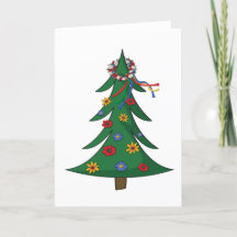 Carte de Noël - Vinok ukrainien